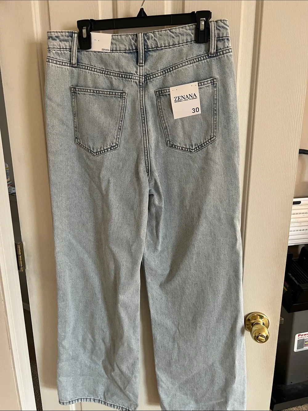 Zenana Outfitters Light Blue Relaxed Fit Jeans